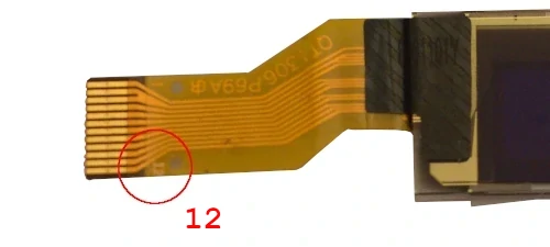 Ledger Nano S Replacement Screen - 12 Pins - Symetronix